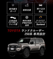 TOYOTA Land Cruiser 250系 専用 Sunland ダッシュボードマット ブラック ランクル トヨタ ランドクルーザー ダッシュマット