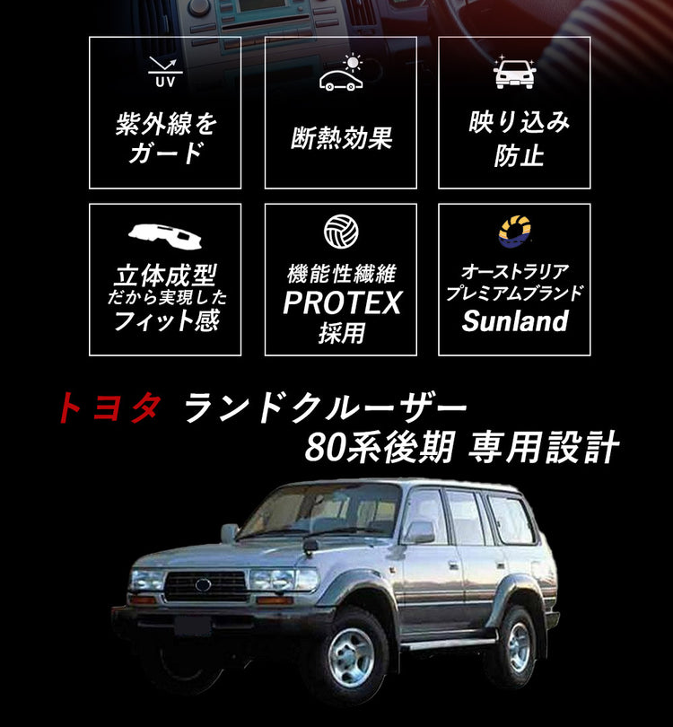 TOYOTA ランドクルーザー 80系 後期 専用 Sunland ダッシュボード