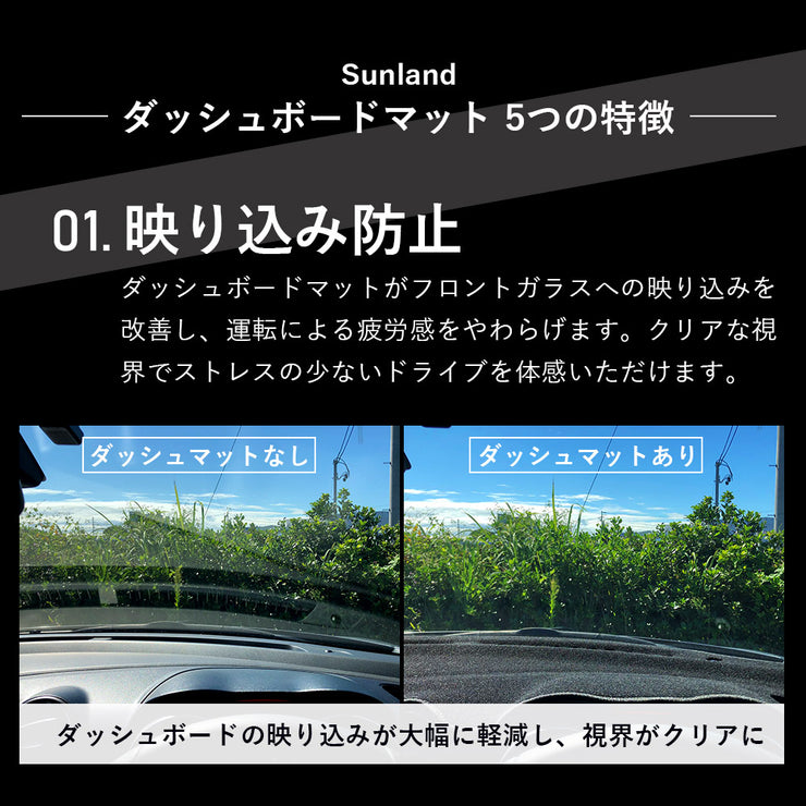 NISSAN エクストレイル HUDなし 専用 Sunland ダッシュボードマット サンランド ダッシュマット