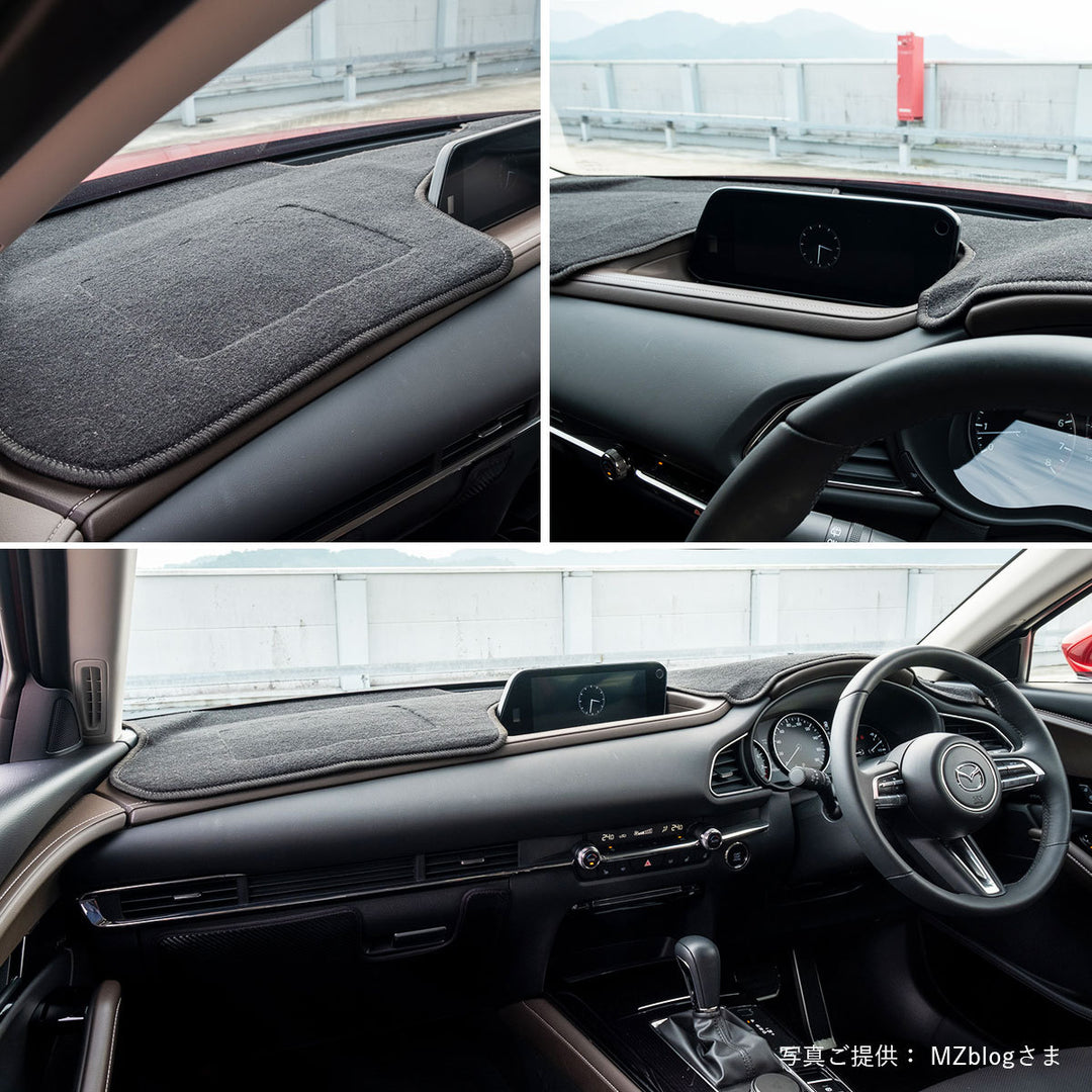 Sunland ダッシュボードマット マツダ Mazda CX-30 DM系 ブラック Z7301 – Dashmats LONG AUTUMN